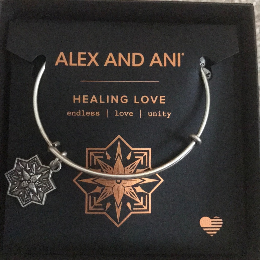 Alex and Ani healing love bracelet NEW in box